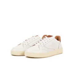 Pataugas BASALT/VTG H2H BLANC/CAMEL -Pataugas Chaussure 628055 908 BASKET HOMME BASALT VT H2H BLANC CAMEL 5