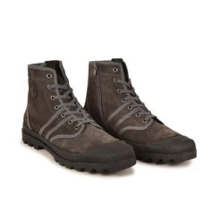 Pataugas AUTHENTIQUE M/ZIPS H4H GRIS/NOIR -Pataugas Chaussure 628190 BOOTS HOMME OG M ZIPS H4H GRIS 4WEB
