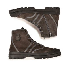 Pataugas AUTHENTIQUE M/ZIPS H4H GRIS/NOIR -Pataugas Chaussure 628190 BOOTS HOMME OG M ZIPS H4H GRIS 6WEB