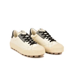 Pataugas ARAN/MIX F4H OFFWHITE/NOIR 11 Pataugas ARAN/MIX F4H OFFWHITE/NOIR -Pataugas Chaussure 628206 979 BASKET FEMME ARAN MIX F4H OFFWHITE NOIR 4