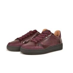 Pataugas BASALT/SV F4H BORDEAUX -Pataugas Chaussure 628220 BASKET FEMME BASALT SV F4H BORDEAUX 5