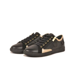 Pataugas JESTER/MIX F4I NOIR/DORÉ 12 Pataugas JESTER/MIX F4I NOIR/DORÉ -Pataugas Chaussure 628254 BASKET FEMME JESTER MIX F4H NOIR DORE 5 85ac9123 6bed 4796 86f8 a699064089d6