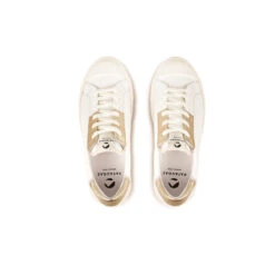 Pataugas ARAN/M F2H BLANC/DORÉ 15 Pataugas ARAN/M F2H BLANC/DORÉ -Pataugas Chaussure BASKET FEMME ARAN M F2H BLANC DORE 6