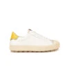 Pataugas ARAN/MIX F2H BLANC/JAUNE 1 Pataugas ARAN/MIX F2H BLANC/JAUNE -Pataugas Chaussure BASKET FEMME ARAN MIX F2H BLANC JAUNE 1