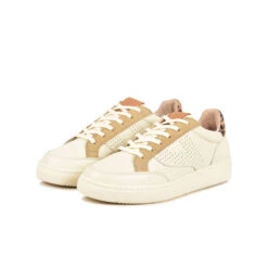 Pataugas BASALTE/MIXL F4I CRÈME -Pataugas Chaussure BASKET FEMME BASALT MIXL F4I CREME 628475 155 5
