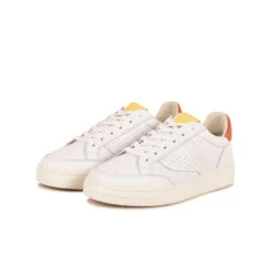 Pataugas BASALT/N F2H BLANC/CORAIL -Pataugas Chaussure BASKET FEMME BASALT N F2I BLANC CORAIL 628053 936 5