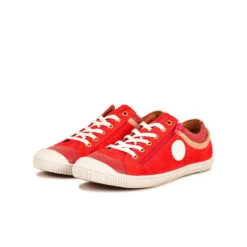 Pataugas BISK/MIX F2I ROUGE 12 Pataugas BISK/MIX F2I ROUGE -Pataugas Chaussure BASKET FEMME BISK MIX F2I ROUGE 628362 350 5