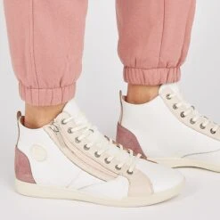 Pataugas PALME/PER F2I ROSE -Pataugas Chaussure BASKET FEMME PALME PER F2I ROSE 628402 300 Porte 2