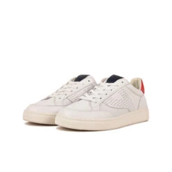 Pataugas BASALTE/N H2H BLANC/ROUGE 15 Pataugas BASALTE/N H2H BLANC/ROUGE -Pataugas Chaussure BASKET HOMME BASALT N F2H BLANC ROUGE 5