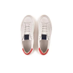 Pataugas BASALTE/N H2H BLANC/ROUGE 17 Pataugas BASALTE/N H2H BLANC/ROUGE -Pataugas Chaussure BASKET HOMME BASALT N F2H BLANC ROUGE 6