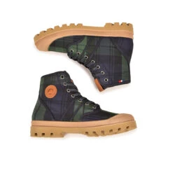 Pataugas AUTHENTIQUE X LE MONT SAINT MICHEL F4G Tartan Marine 11 Pataugas AUTHENTIQUE X LE MONT SAINT MICHEL F4G Tartan Marine -Pataugas Chaussure BOOTS FEMME AUTHENTIQUE MSM 6