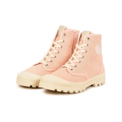 Pataugas AUTHENTIQUE M/ZIPTI F2I ROSE -Pataugas Chaussure BOOTS FEMME OG MID ZIP ROSE PALE 628347 300 5