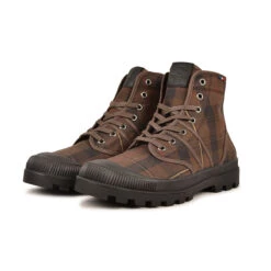 Pataugas AUTHENTIQUE MADE IN FRANCE F4G Tartan Marron 11 Pataugas AUTHENTIQUE MADE IN FRANCE F4G Tartan Marron -Pataugas Chaussure BOOTS HOMME AUTHENTIQUE W H4G TARTAN MARRON 5