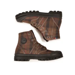 Pataugas AUTHENTIQUE MADE IN FRANCE F4G Tartan Marron 13 Pataugas AUTHENTIQUE MADE IN FRANCE F4G Tartan Marron -Pataugas Chaussure BOOTS HOMME AUTHENTIQUE W H4G TARTAN MARRON 6
