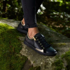 Pataugas JESTER/MIX F4H NOIR/DORÉ 13 Pataugas JESTER/MIX F4H NOIR/DORÉ -Pataugas Chaussure F Jester MIX Noir Dore