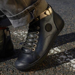 Pataugas BANJOU LATSA/MIX F4H NOIR/DORÉ 13 Pataugas BANJOU LATSA/MIX F4H NOIR/DORÉ -Pataugas Chaussure F Palme MIX Noir Dore